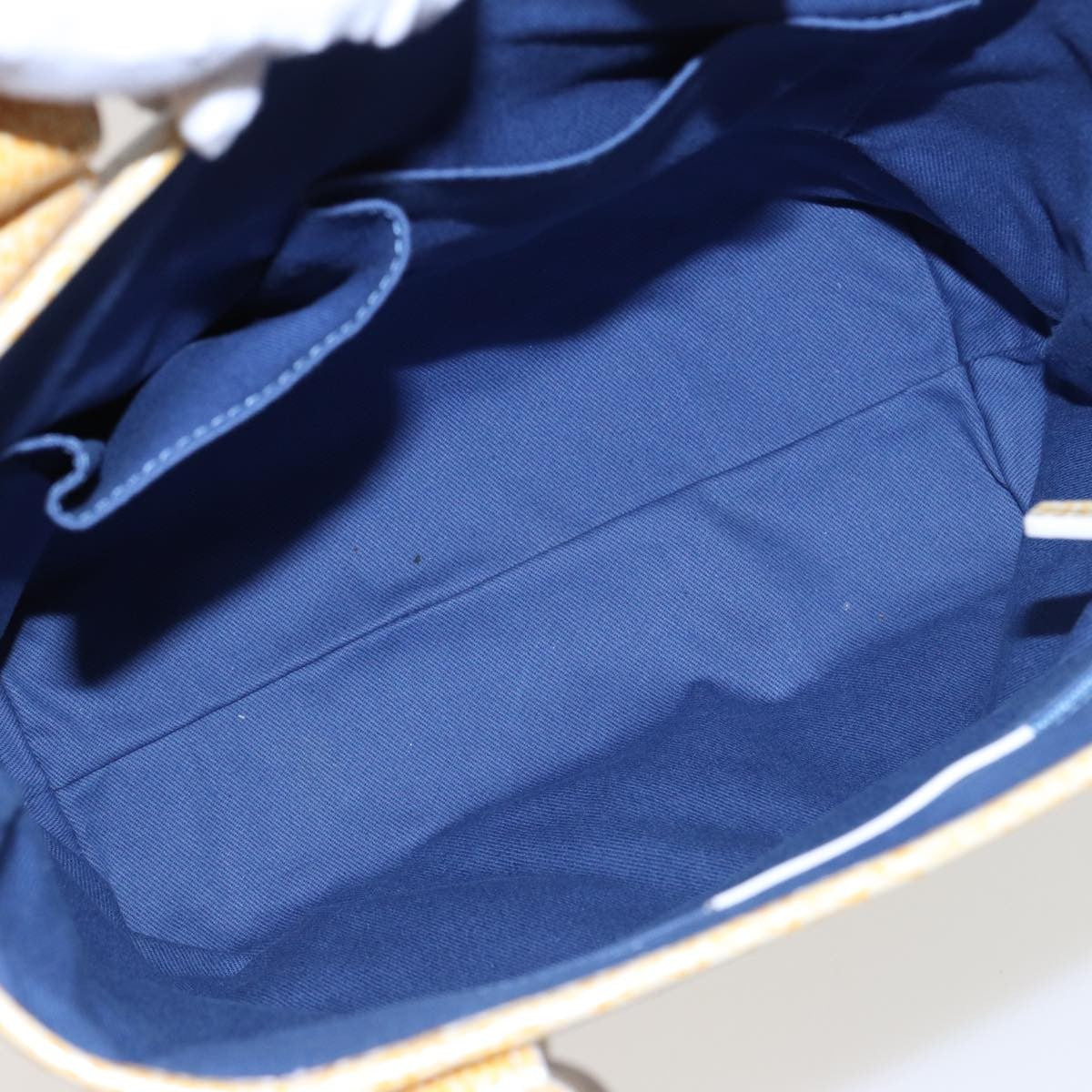 Celine Vintage Macadam Tote bag Canvas, YELLOW, CANVAS, Tote bag