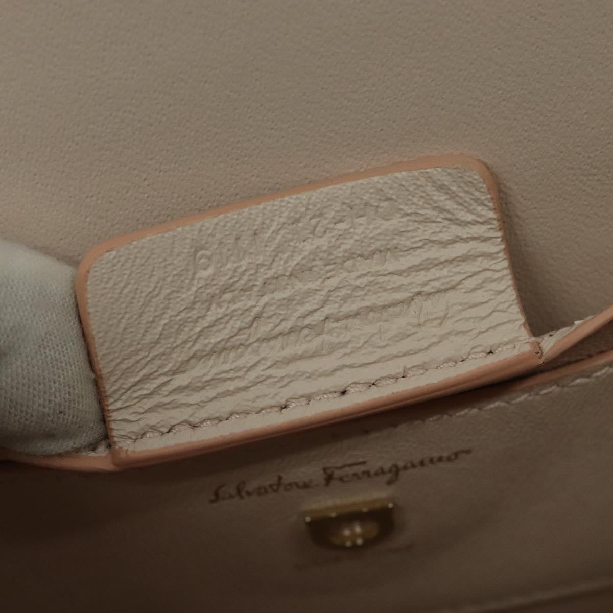 Salvatore Ferragamo Boxyz Top Handle Bag Printed Leather, PINK, LEATHER, Shoulder bag