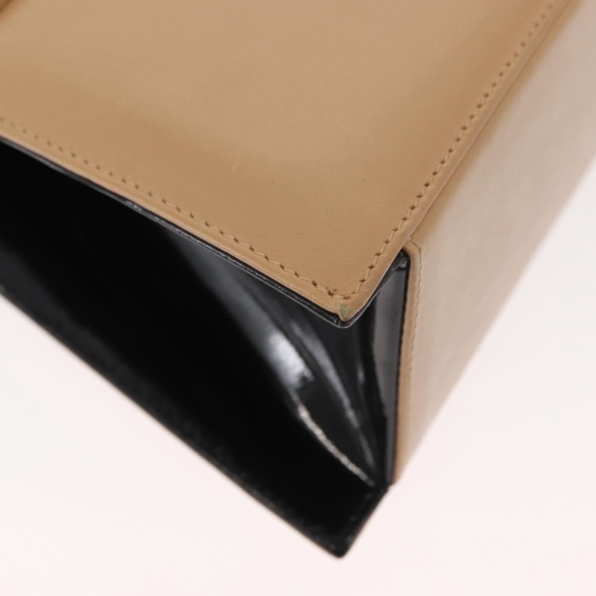 Salvatore Ferragamo Chain Flap Shoulder Bag Leather, BEIGE, LEATHER, Shoulder bag