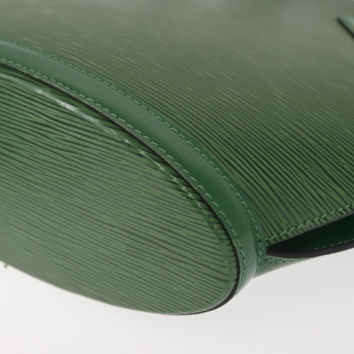 Louis Vuitton Saint Jacques Handbag Epi Leather, GREEN, LEATHER, Tote bag