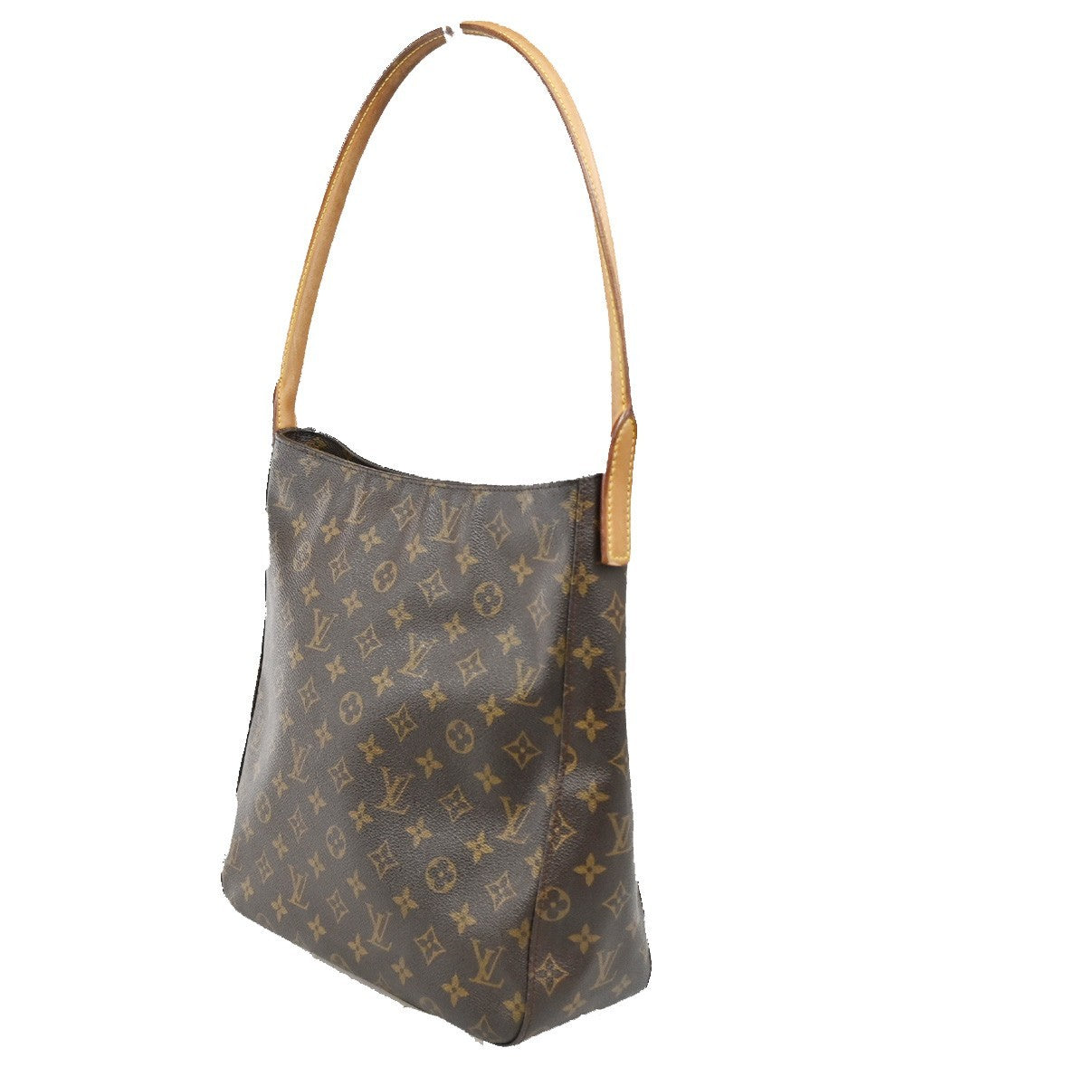 Louis Vuitton Looping Handbag Monogram Canvas, BROWN, CANVAS, Shoulder bag