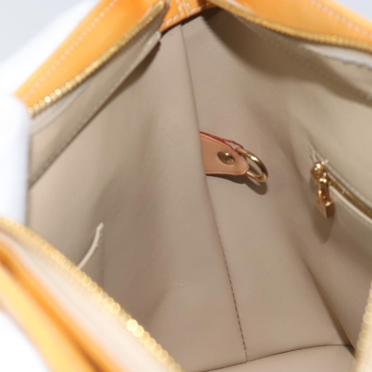 Louis Vuitton Houston Handbag Monogram Vernis, BEIGE, PATENT_LEATHER, Handbag