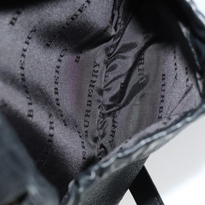 Burberry Vintage Crossbody Bag Leather, BLACK, LEATHER, Shoulder bag