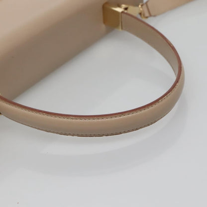 Salvatore Ferragamo Gancini Convertible Top Handle Bag Leather, BEIGE, LEATHER, Handbag