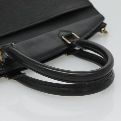 Louis Vuitton Riviera Handbag Epi Leather, BLACK, LEATHER, Handbag