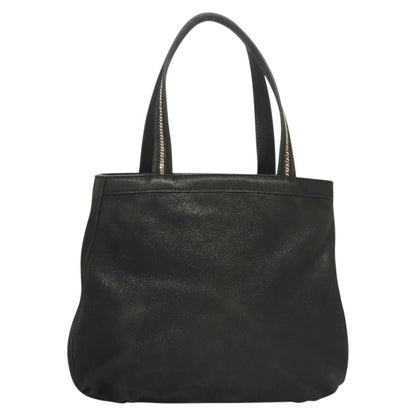 Fendi Vintage Convertible Tote Leather, BLACK, LEATHER, Tote bag
