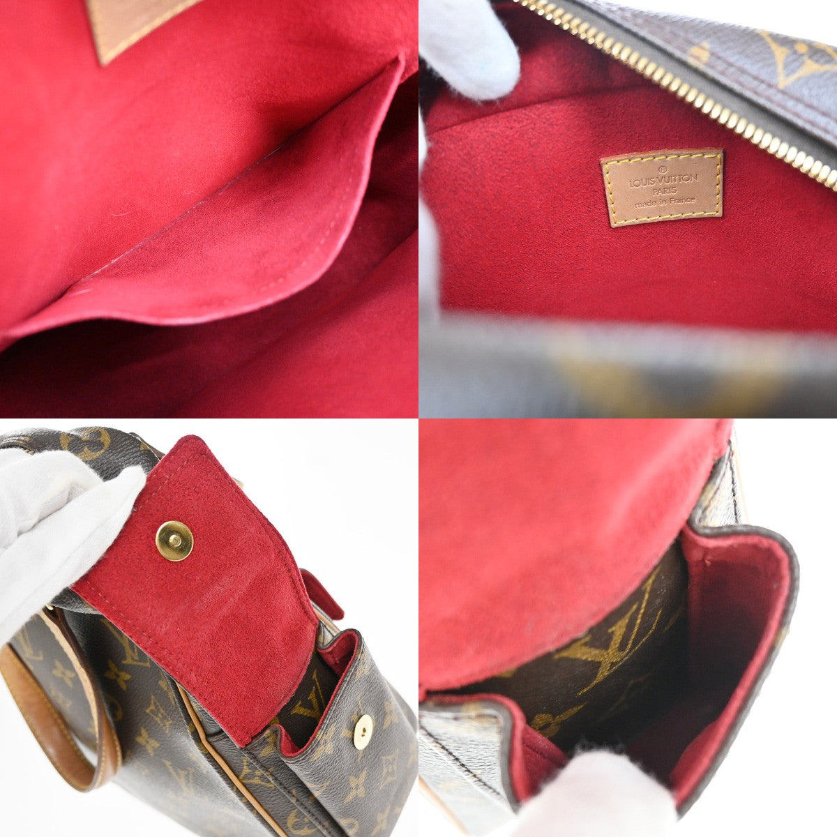 Louis Vuitton Excentri-Cite Handbag Monogram Canvas, BROWN, CANVAS, Handbag