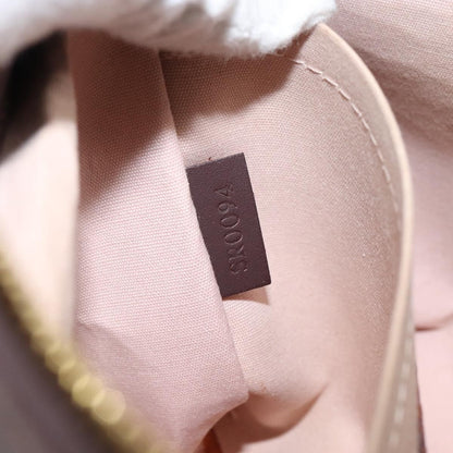 Louis Vuitton Lucille Handbag Mini Lin, RED, CANVAS, Handbag