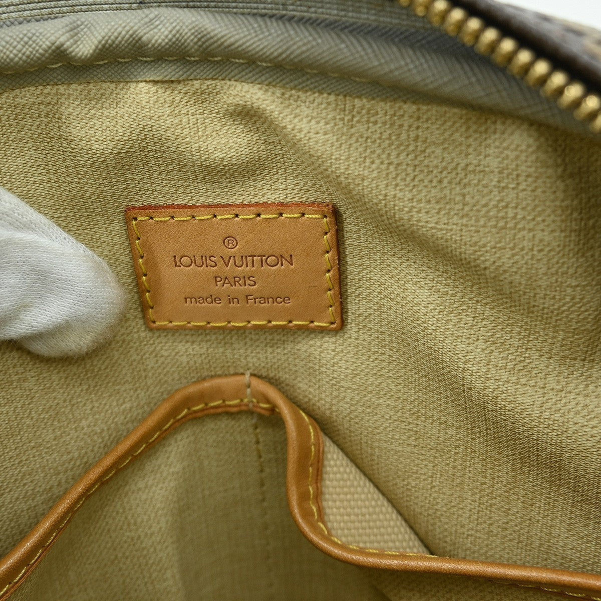 Louis Vuitton Trouville Handbag Monogram Canvas, BROWN, CANVAS, Handbag