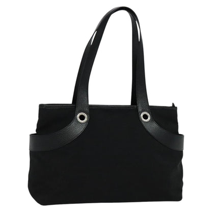 Bvlgari Logomania Tote bag Canvas, BLACK, CANVAS, Tote bag