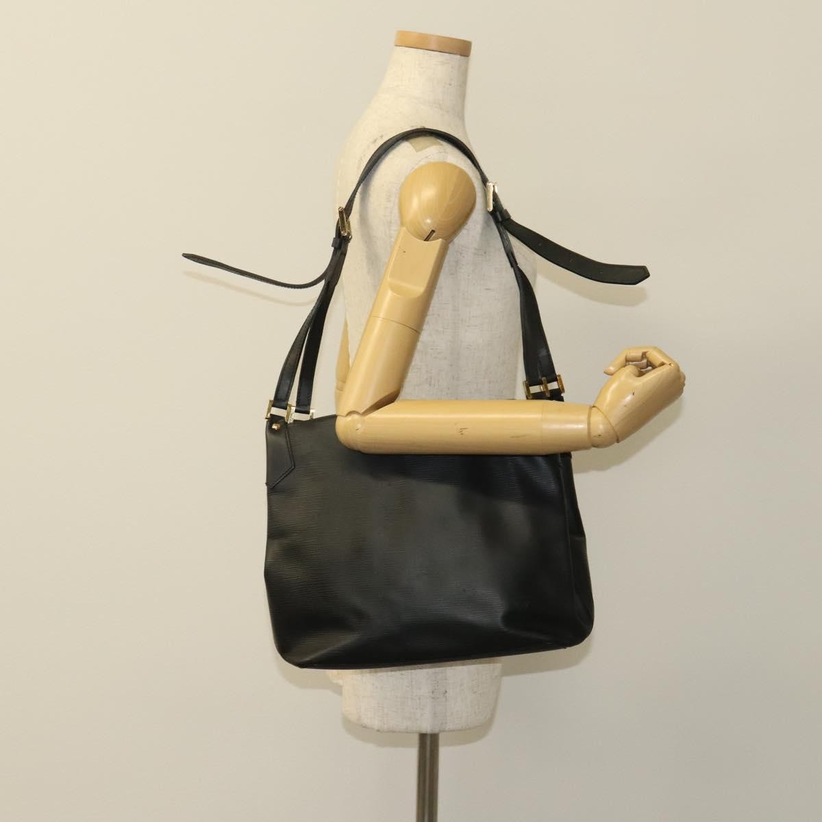 Louis Vuitton Mandara Handbag Epi Leather, BLACK, LEATHER, Handbag