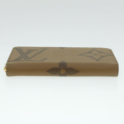 Louis Vuitton Zippy Wallet NM Monogram Giant Reverse, Brown, Canvas, Wallet