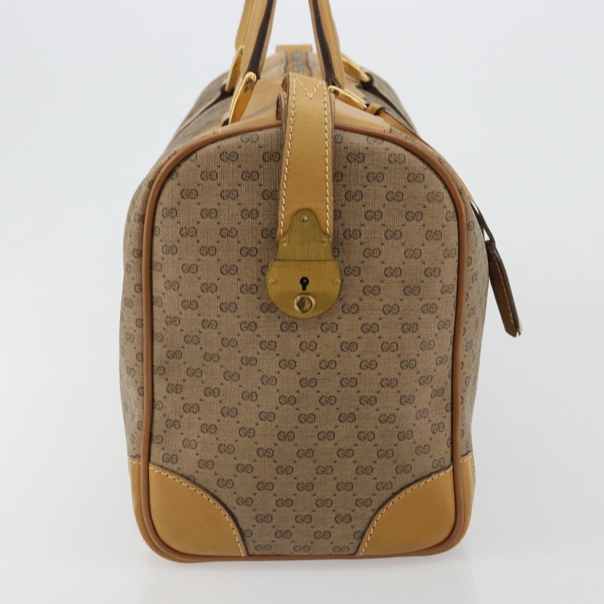 Gucci Vintage Travel bag GG Canvas, Beige, PVC, Travel Bag