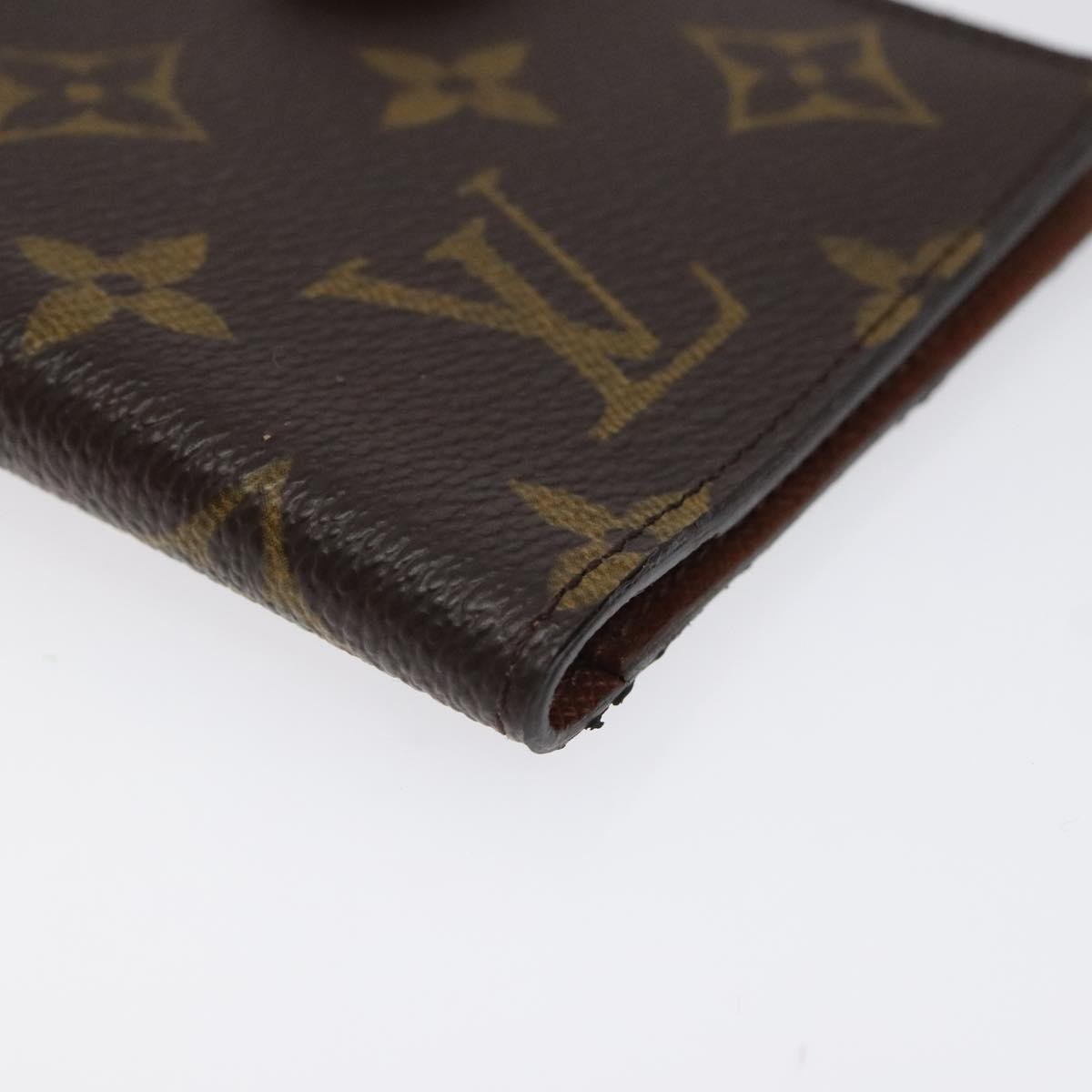Louis Vuitton Agenda Cover Monogram Canvas, BROWN, CANVAS, Wallets