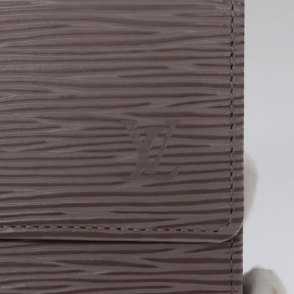 Louis Vuitton Elise Wallet Epi Leather, PURPLE, LEATHER, Wallets