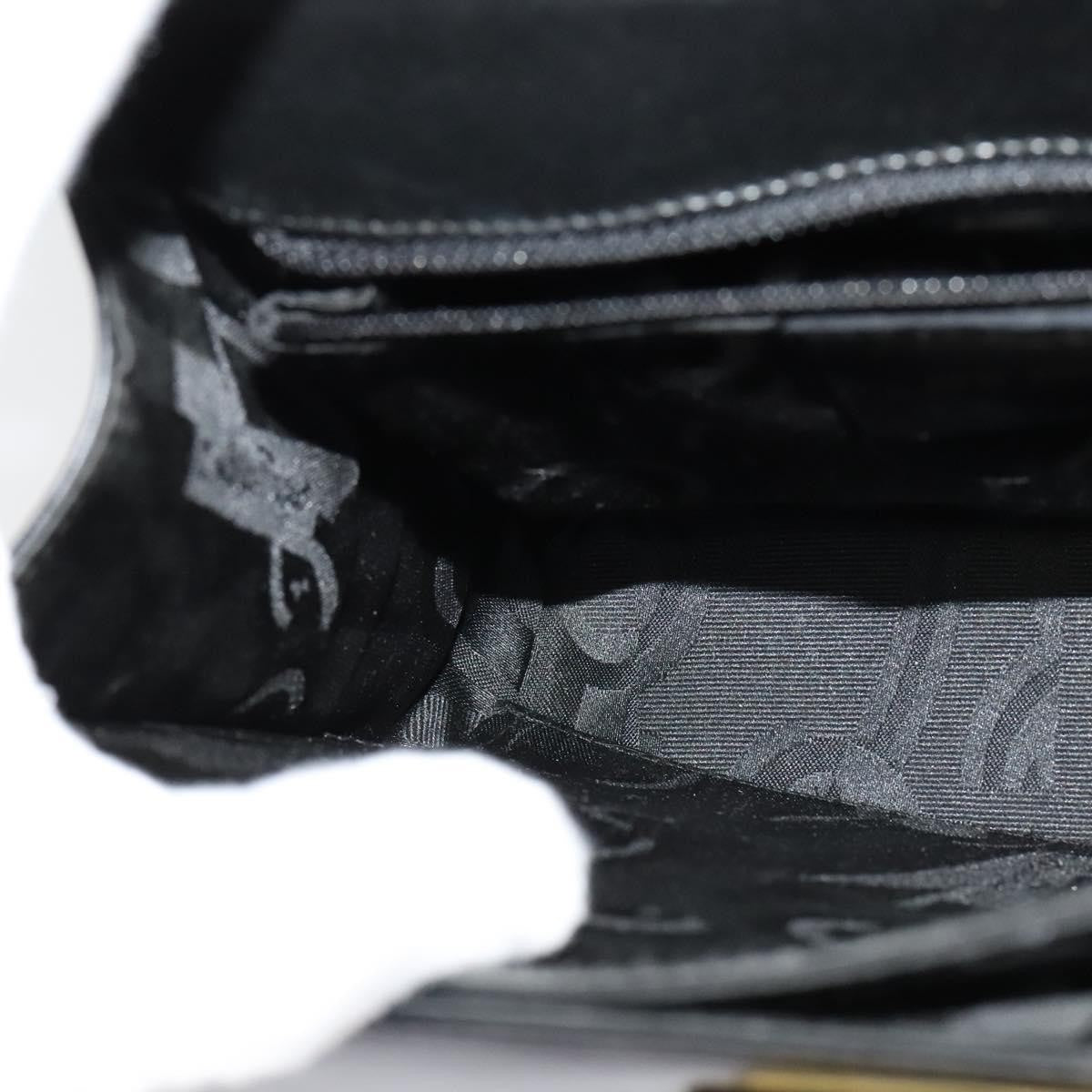 Salvatore Ferragamo Gancini Convertible Top Handle Bag Leather, BLACK, LEATHER, Handbag