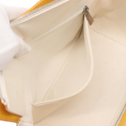 Chanel Vintage Petite Timeless Tote Quilted Patent, YELLOW, PATENT_LEATHER, Tote bag