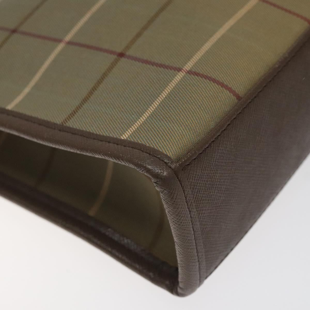 Burberry Nova check Pochette Canvas, BEIGE, CANVAS, Clutche & pouche