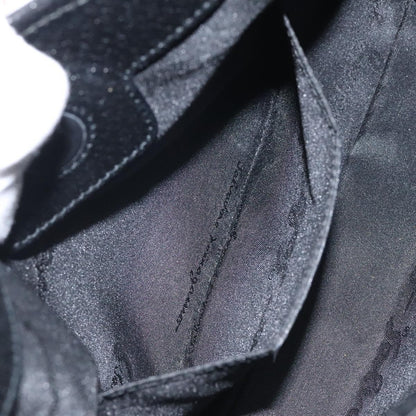 Salvatore Ferragamo Vintage Shoulder Bag Canvas, NAVY, CANVAS, Shoulder bag