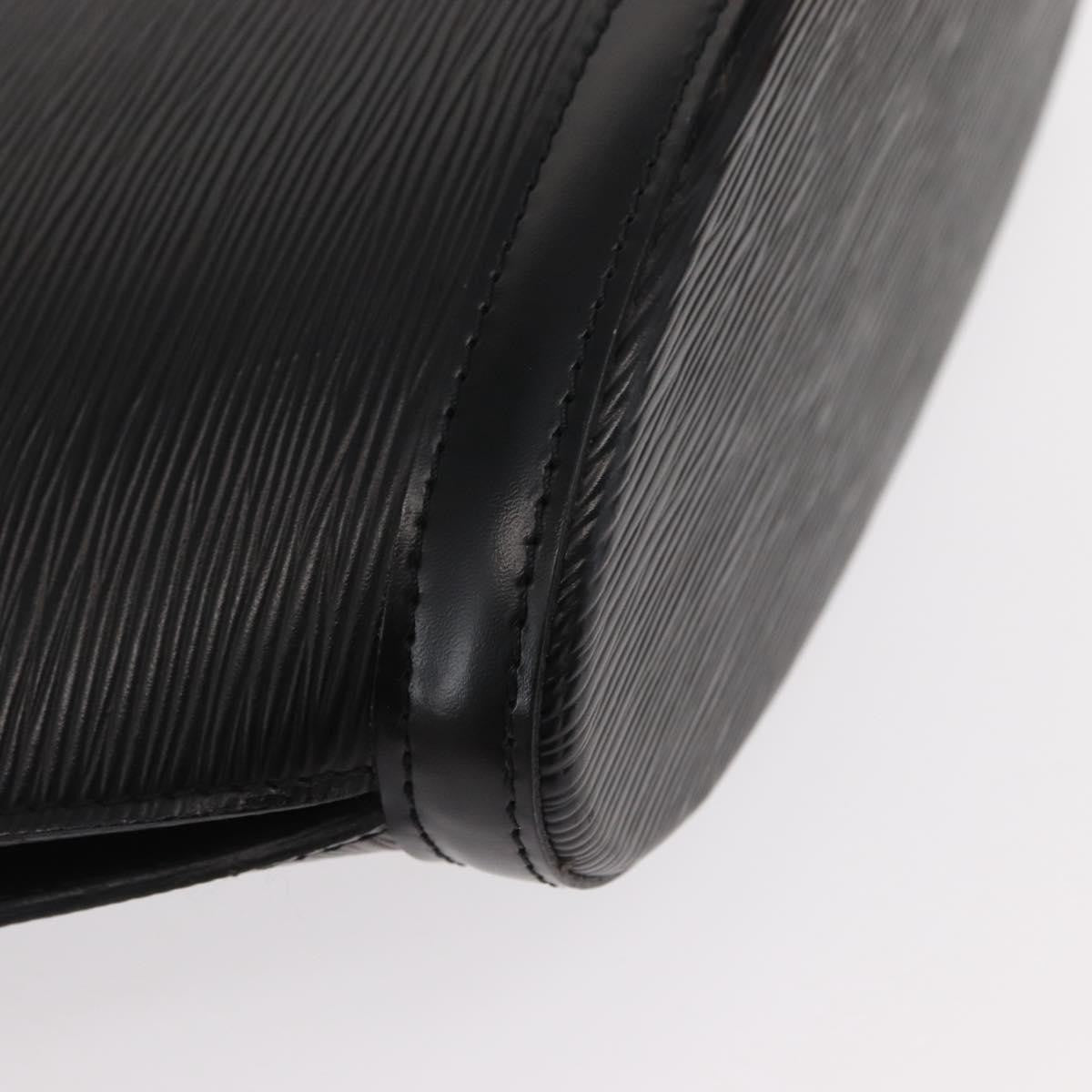 Louis Vuitton Saint Jacques Handbag Epi Leather, BLACK, LEATHER, Handbag