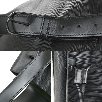 Louis Vuitton Vintage Sac d'Epaule Handbag Epi Leather, BLACK, LEATHER, Handbag