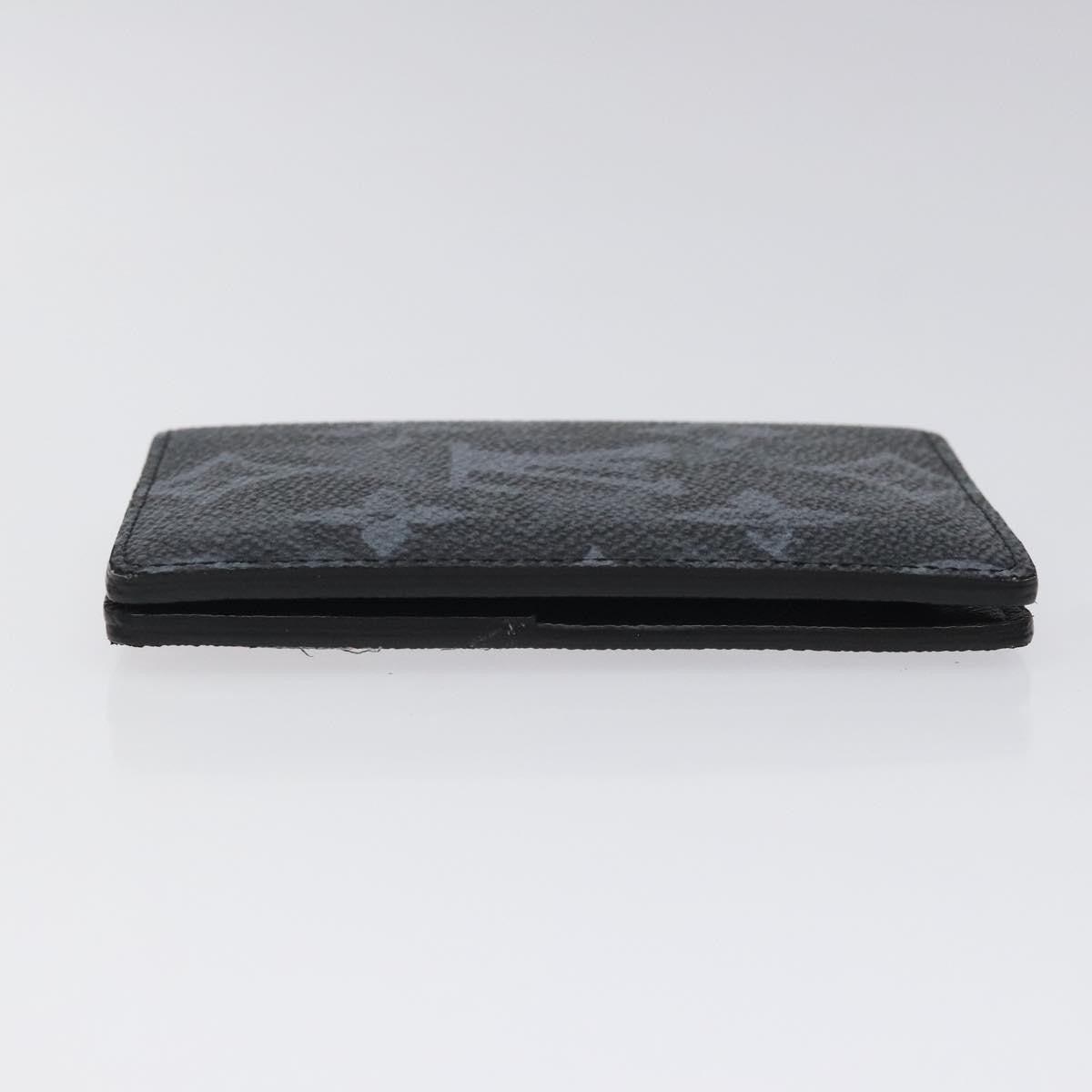 Louis Vuitton Pocket Organizer Limited Edition Monogram Canvas, BLACK, CANVAS, Clutche & pouche