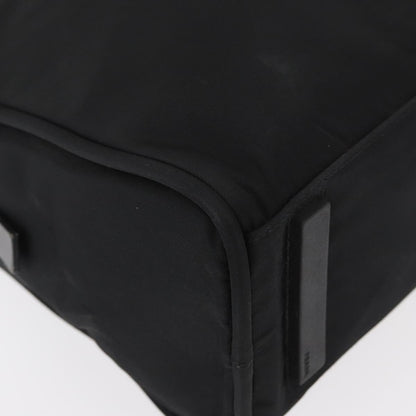 Prada Bowling Shoulder Bag Tessuto, BLACK, NYLON, Shoulder bag