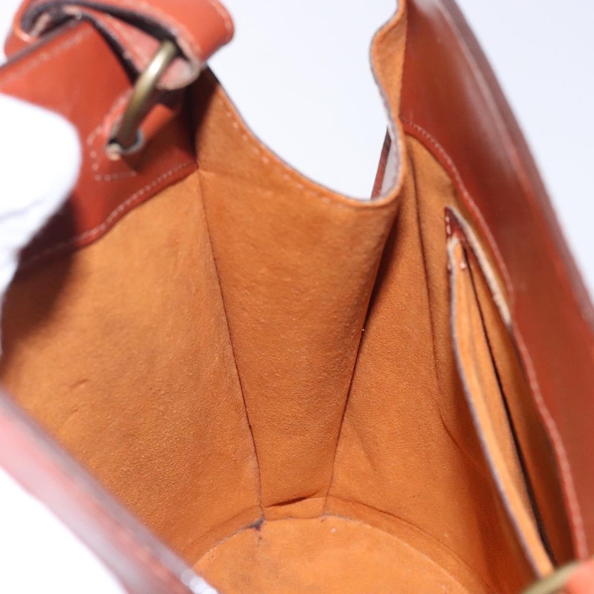 Louis Vuitton Cluny Shoulder Bag Epi Leather, BROWN, LEATHER, Shoulder bag