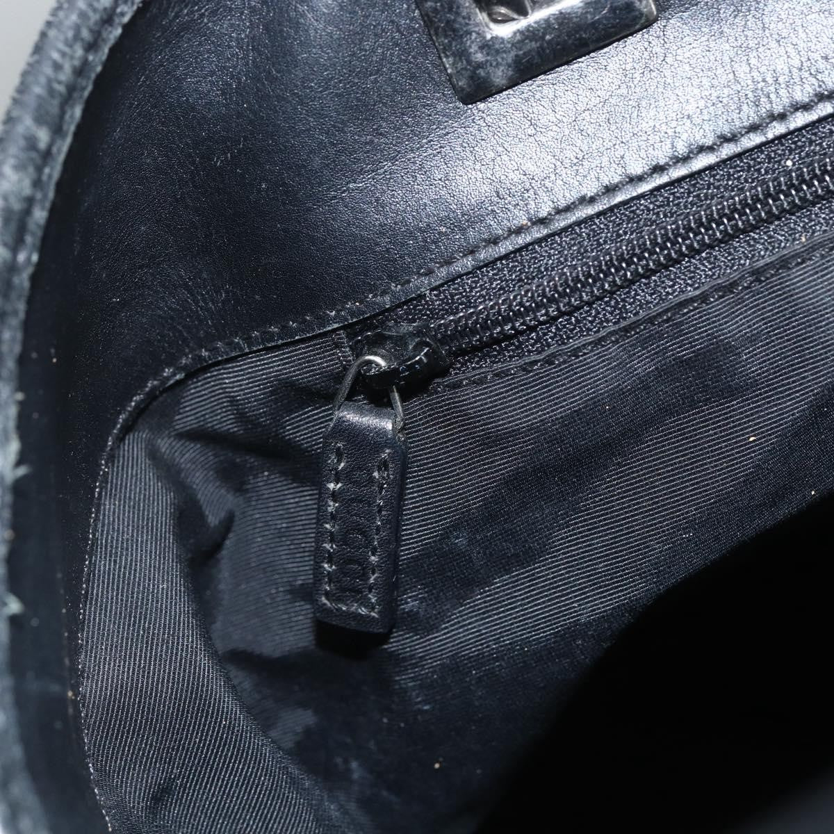 Gucci Vintage Bucket Shopping Tote GG Canvas, BLACK, CANVAS, Tote bag