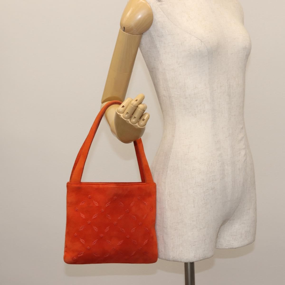 Bottega Veneta Hobo Suede, ORANGE, SUEDE, Handbag