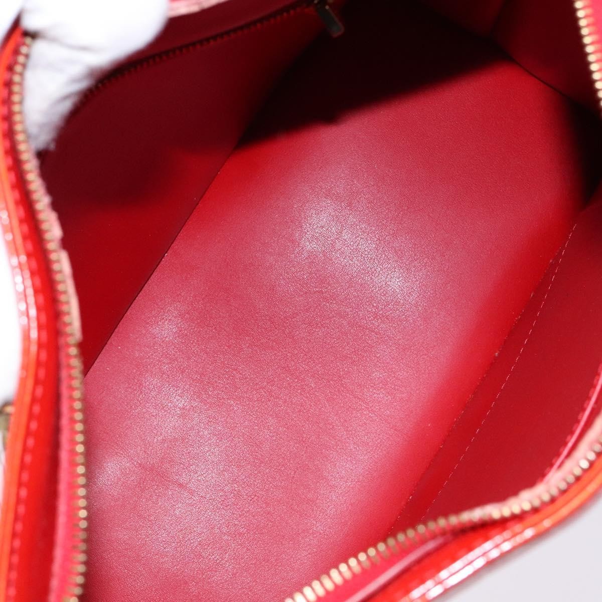 Louis Vuitton Houston Handbag Monogram Vernis, RED, PATENT_LEATHER, Handbag