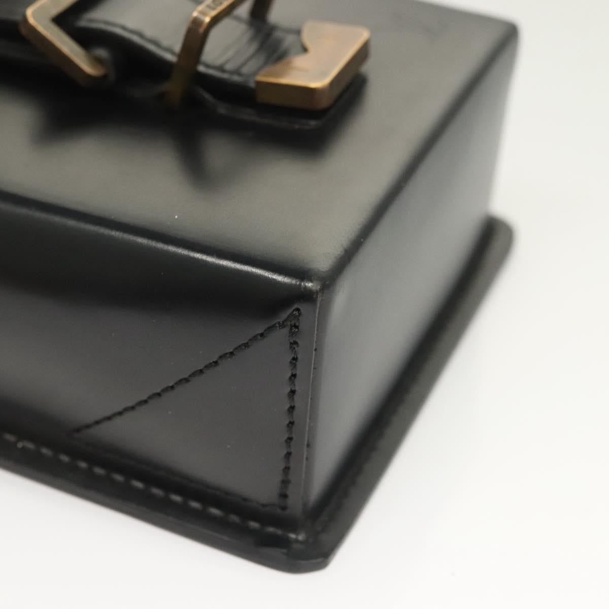 Louis Vuitton Pisteu Bum Bag Leather, BLACK, LEATHER, Shoulder bag