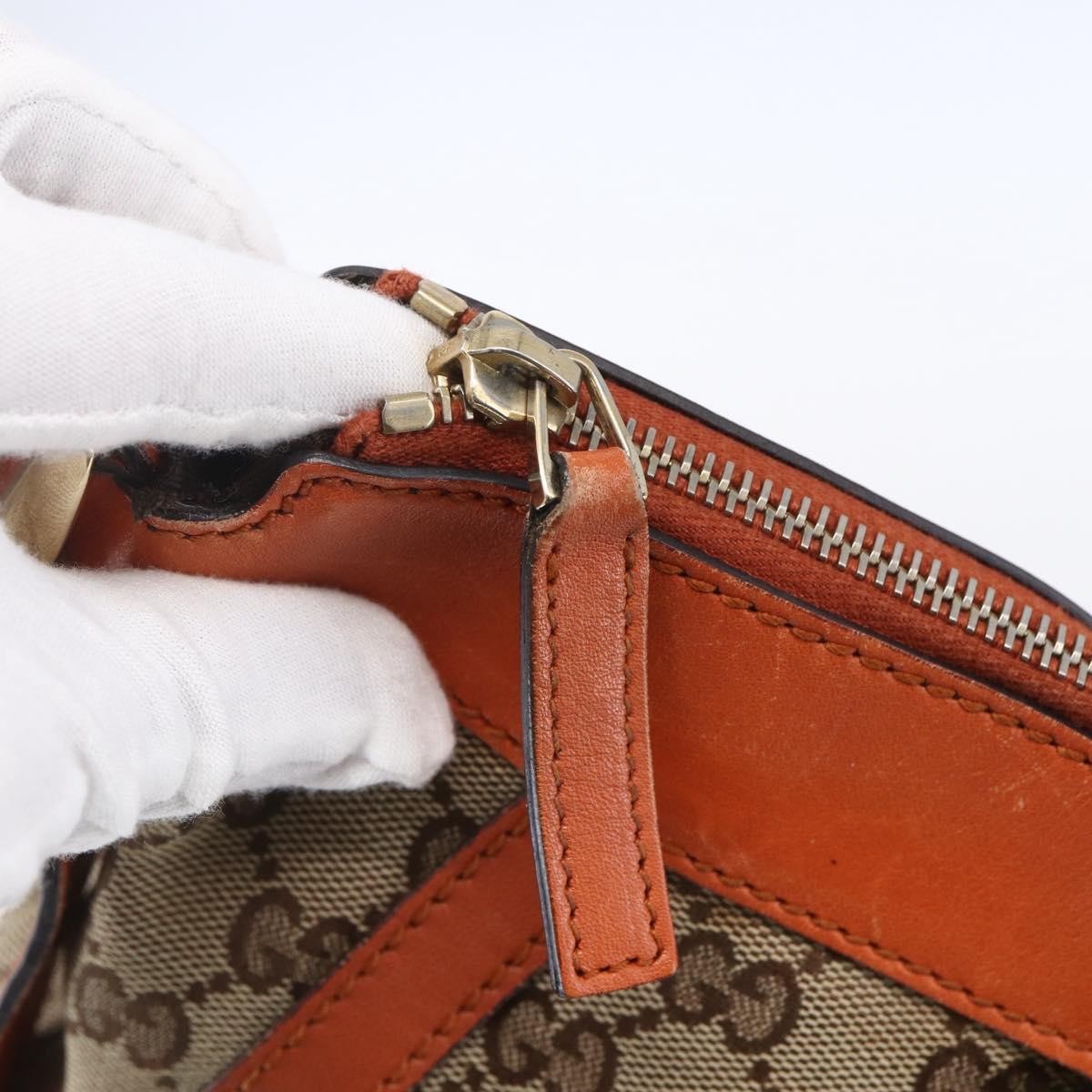 Gucci D Ring Messenger Bag GG Canvas, BEIGE, CANVAS, Shoulder bag