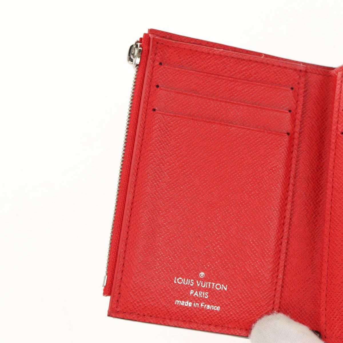 Louis Vuitton Chain Wallet Limited Edition Supreme Epi Leather, RED, LEATHER, Wallets