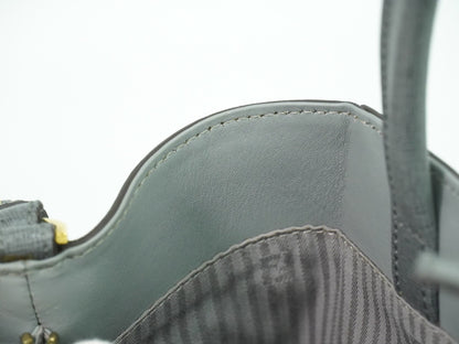 Fendi 2Jours Bag Leather, GRAY, LEATHER, Handbag