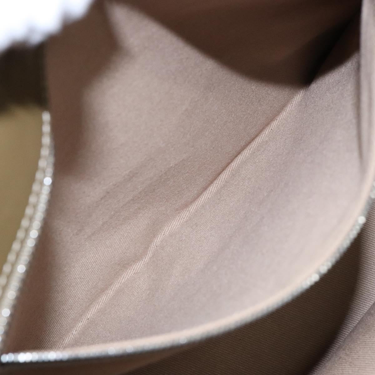 Celine Vintage Macadam Shoulder Bag Canvas, KHAKI, CANVAS, Shoulder bag