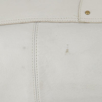 Bally Vintage Shoulder Bag Leather, WHITE, LEATHER, Shoulder bag