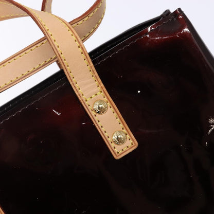 Louis Vuitton Reade Handbag Monogram Vernis, BURGUNDY, PATENT_LEATHER, Handbag