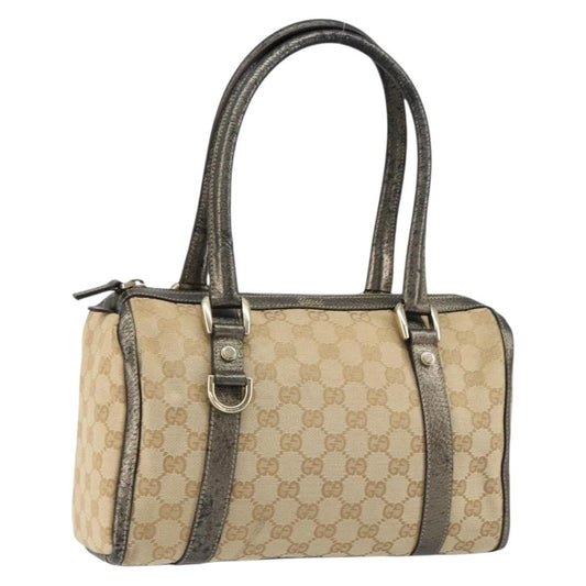 Gucci Abbey Boston Bag GG Canvas, BEIGE, CANVAS, Handbag