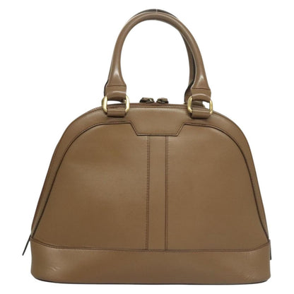 Burberry Vintage Zip Dome Bag Leather, BROWN, LEATHER, Handbag