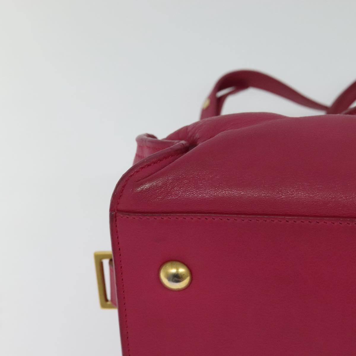 Saint Laurent Classic Y Cabas Leather, PINK, LEATHER, Tote bag