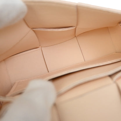 Bottega Veneta Cassette Crossbody Bag Padded Maxi Intrecciato Leather, PINK, LEATHER, Crossbody bag