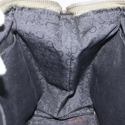 Celine C Macadam Pouch Canvas, BEIGE, CANVAS, Clutche & pouche