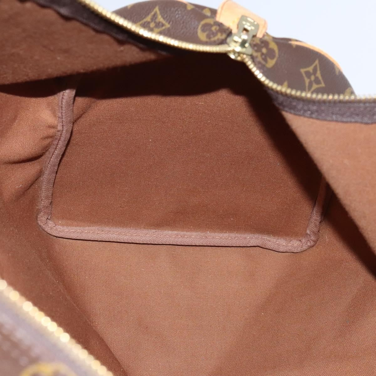 Louis Vuitton Keepall Bag Monogram Canvas, BROWN, CANVAS, Travel bag