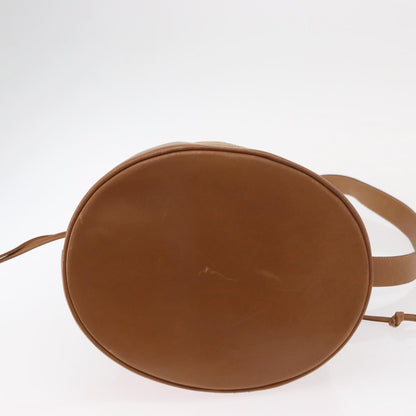 Salvatore Ferragamo Vintage Shoulder Bag Leather, BEIGE, SUEDE, Shoulder bag