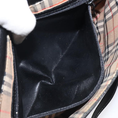 Burberry Flap Shoulder Bag Leather, BLACK, LEATHER, Shoulder bag