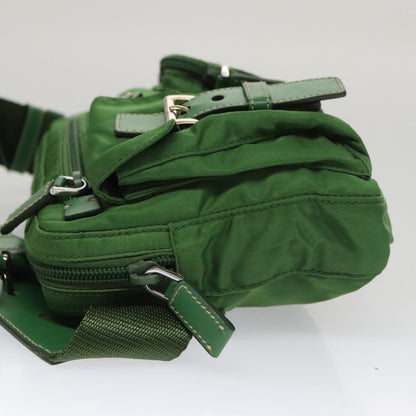 Prada Multi Pocket Zip Waist Bag Tessuto, GREEN, NYLON, Bag