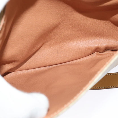 Celine Macadam Shoulder Bag PVC Leather, BEIGE, CANVAS, Shoulder bag