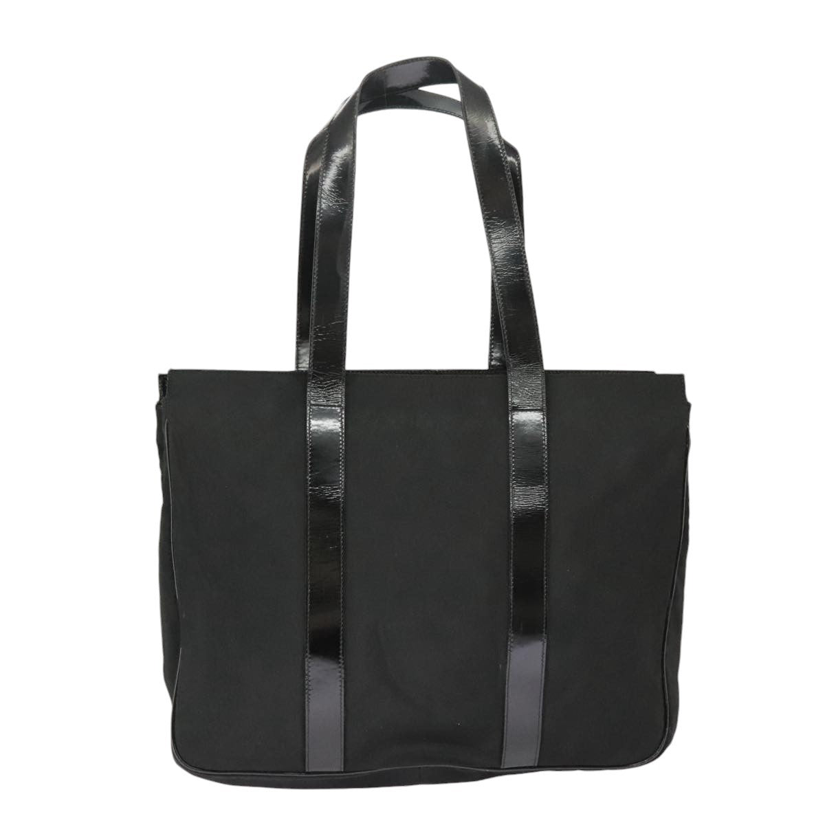 Salvatore Ferragamo Vala tote Canvas, BLACK, CANVAS, Tote bag