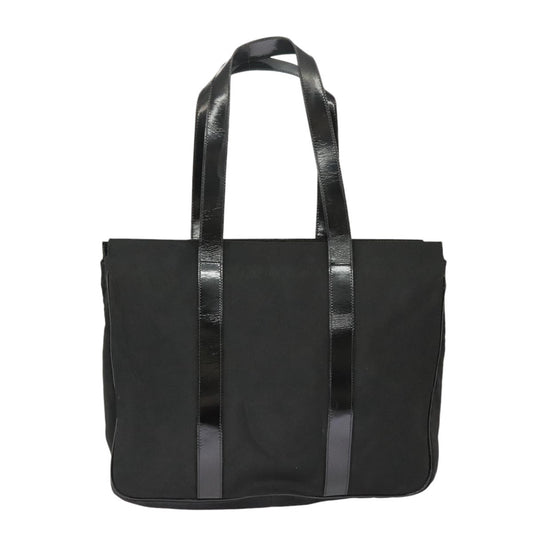 Salvatore Ferragamo Vala tote Canvas, BLACK, CANVAS, Tote bag